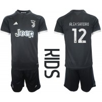 Juventus Alex Sandro #12 Tredjeställ Barn 2023-24 Korta ärmar (+ Korta byxor)